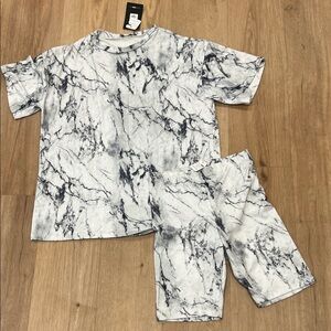 Fashion Nova Black and White set